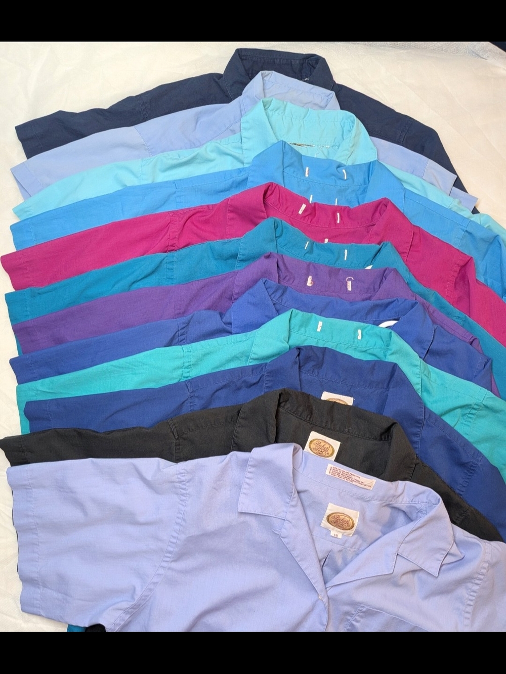 ⭐Vintage 12 Shirt Wholesale Lot Picket & Post Tomboy L XL M S Blouse Button ⭐
